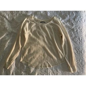 Abercrombie Waffle Balloon Sleeve Shirt